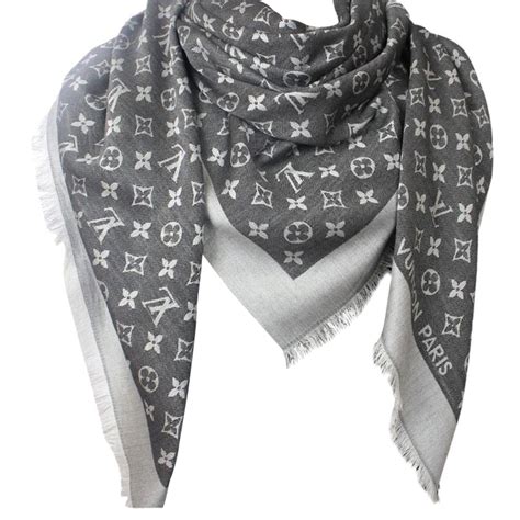 louis vuitton grey black glitter shawl|louis vuitton clearance sale scarves.